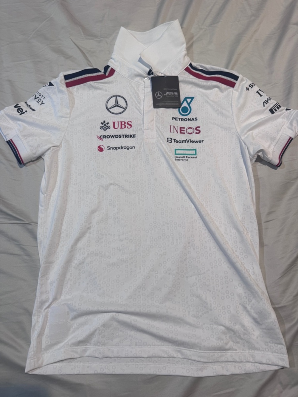 Mercedes AMG Petronas White polo